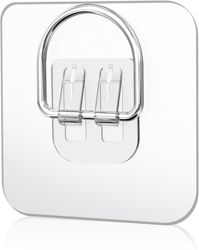 LINGTONG 20 Pack Plate Hangers for The Wall, Premium Adhesive Picture Hangers, Invisible Wall Plate Hanger for Displaying Plates - Image 1